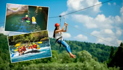 Alanya Canyoning-Rafting-Zipline Tour