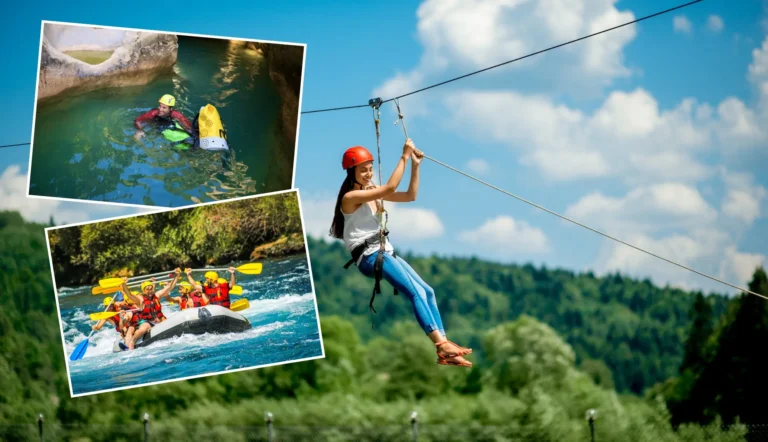 Alanya Canyoning-Rafting-Zipline Tour