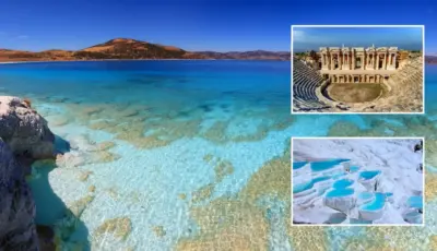 Salda Lake and Pamukkale Tour From Side