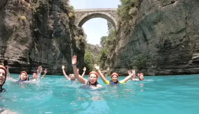 Side Canyoning–Rafting–Zipline Tour Tursay Travel 10