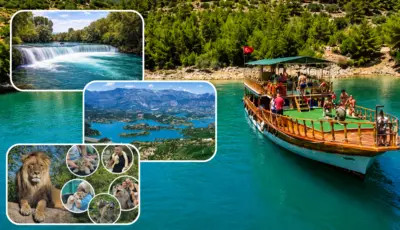 Side’den Yeşil Kanyon Cabrio Safari ve Aslan Parkı Turu